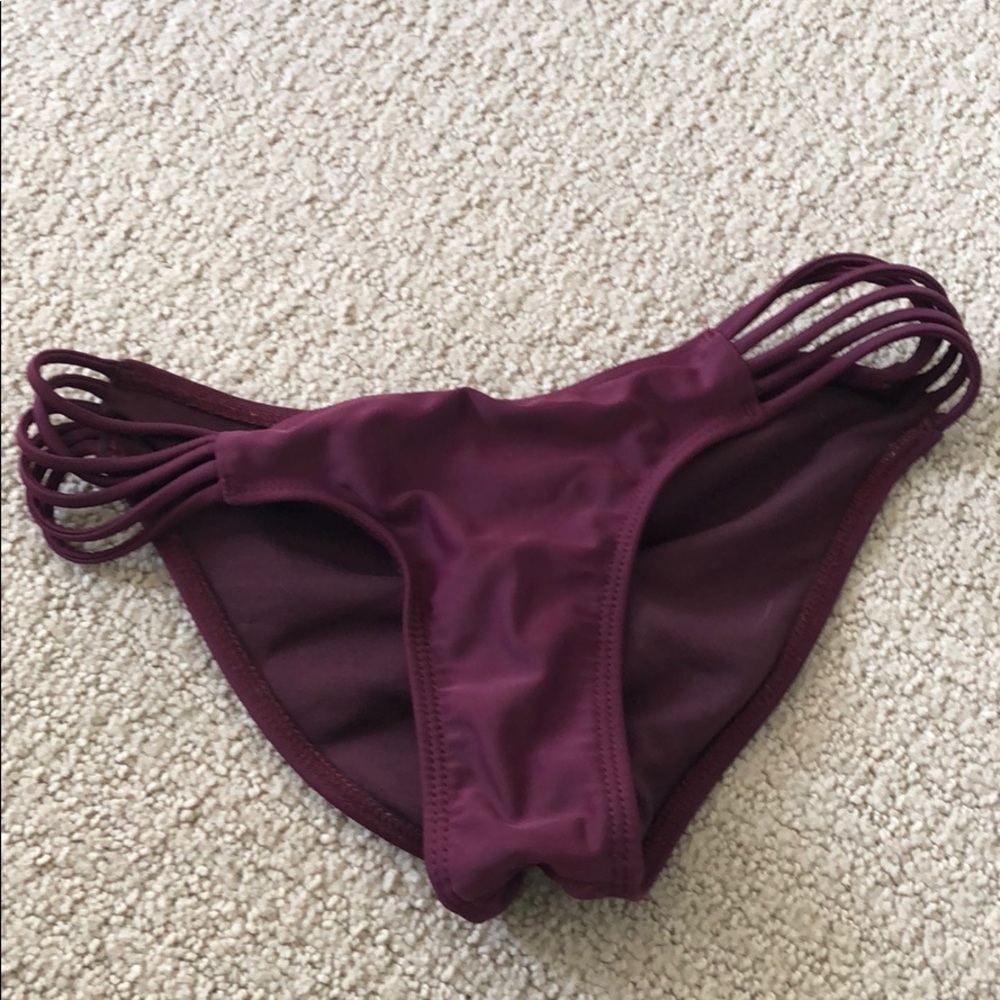 Maroon swim bottoms